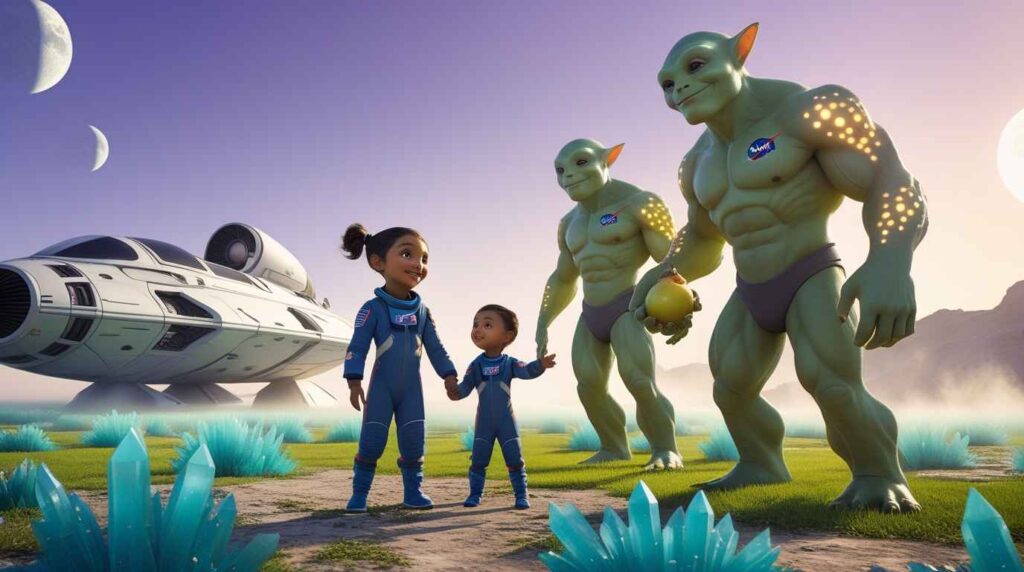 Aliens Planet Short Moral Story in Hindi