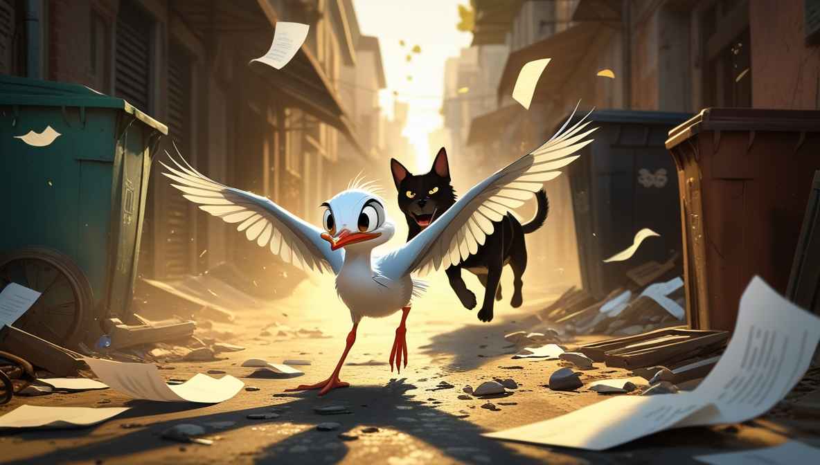 Moral Story of Heron Bird and its family