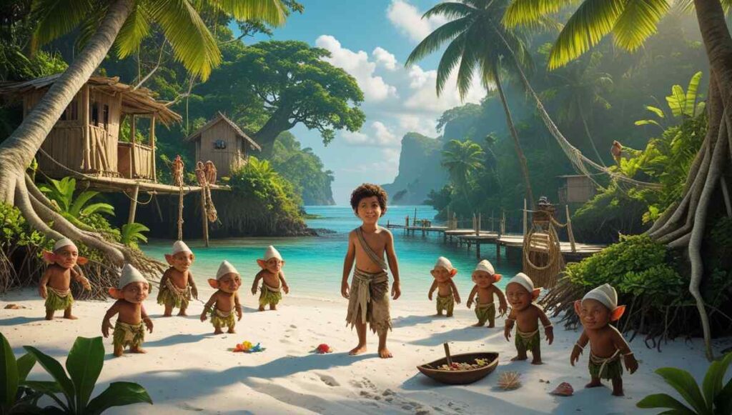 Adventure Island bed time story in Hindi