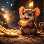 Happy mouse in a cozy alley - Moral story of Courage in Hindi
